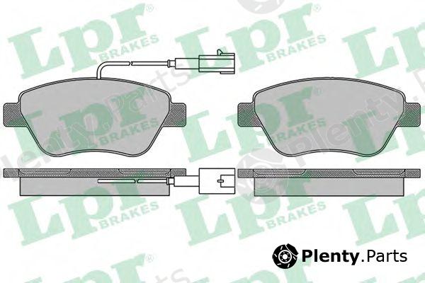  LPR part 05P1656 Brake Pad Set, disc brake