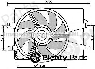  AVA QUALITY COOLING part FD7552 Fan, radiator