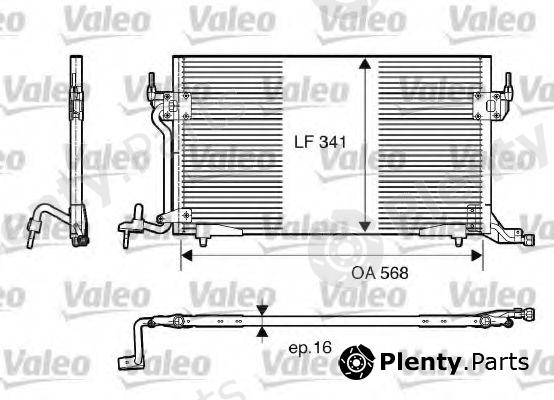  VALEO part 817230 Condenser, air conditioning