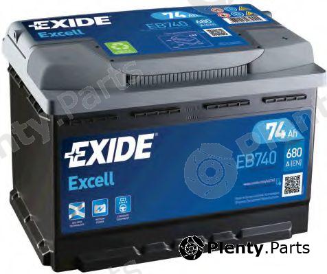  EXIDE part EB740 Starter Battery