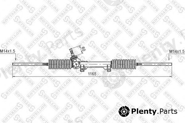  STELLOX part 00-35046-SX (0035046SX) Steering Gear