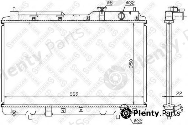  STELLOX part 10-25343-SX (1025343SX) Radiator, engine cooling