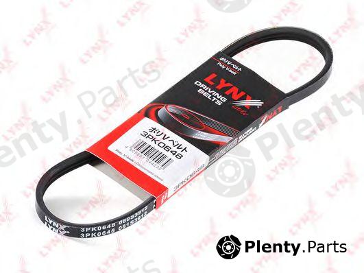 LYNXauto part 3PK0648 V-Ribbed Belts