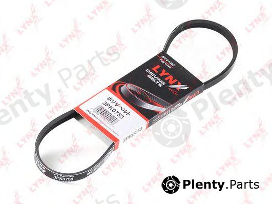  LYNXauto part 3PK0753 V-Ribbed Belts