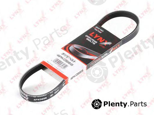  LYNXauto part 4PK0668 V-Ribbed Belts