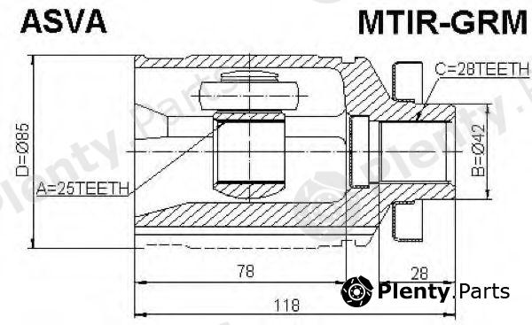  ASVA part MTIRGRM Replacement part