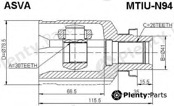  ASVA part MTIUN94 Replacement part