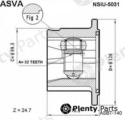  ASVA part NSIU5031 Replacement part