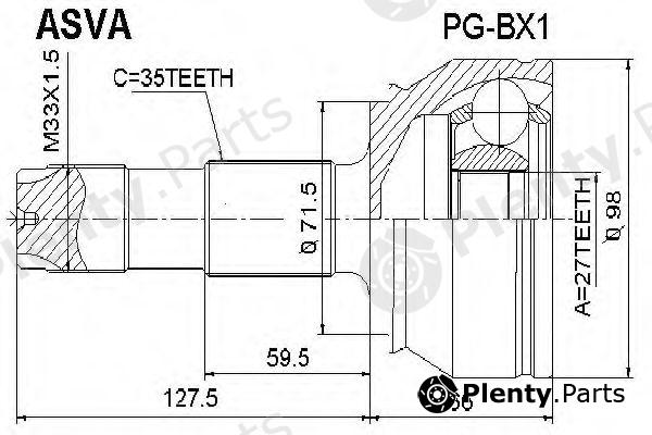  ASVA part PGBX1 Replacement part