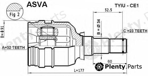  ASVA part TYIUCE1 Replacement part