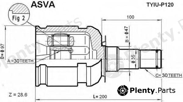  ASVA part TYIUP120 Replacement part