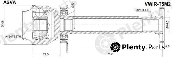  ASVA part VWIR-T5M2 (VWIRT5M2) Replacement part