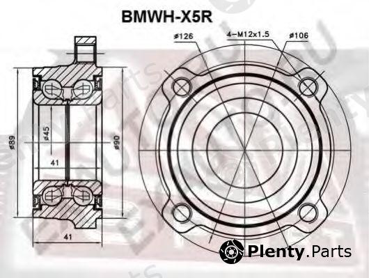  ASVA part BMWHX5R Wheel Bearing Kit