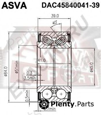  ASVA part DAC4584004139 Replacement part