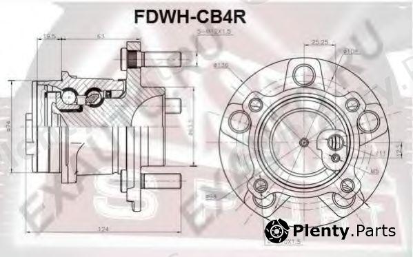  ASVA part FDWHCB4R Wheel Bearing Kit