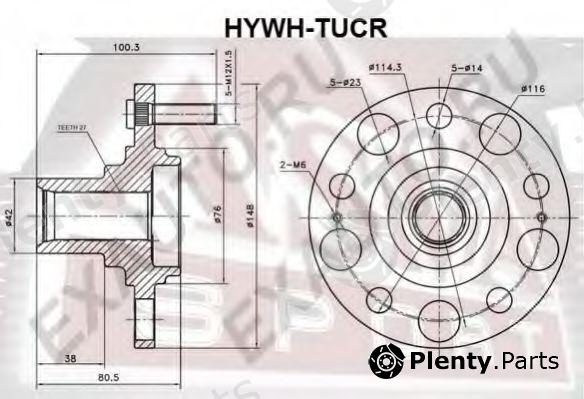  ASVA part HYWHTUCR Replacement part