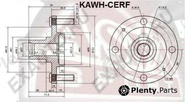  ASVA part KAWH-CERF (KAWHCERF) Replacement part