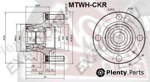  ASVA part MTWHCKR Wheel Bearing Kit