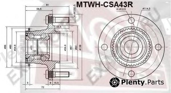  ASVA part MTWHCSA43R Wheel Bearing Kit