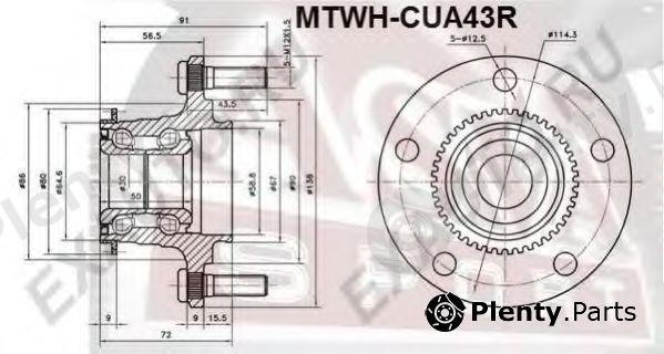  ASVA part MTWHCUA43R Wheel Bearing Kit