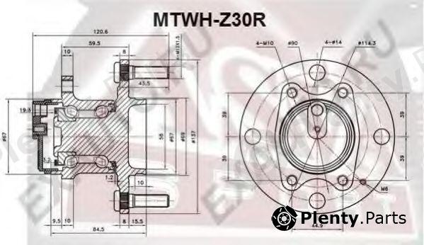  ASVA part MTWHZ30R Wheel Bearing Kit