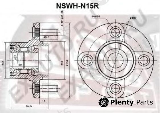  ASVA part NSWHN15R Wheel Bearing Kit