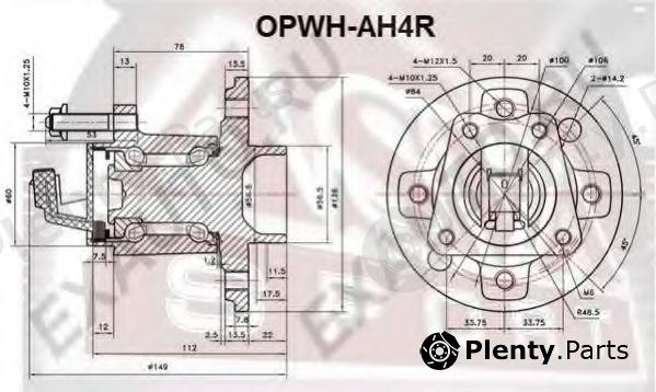  ASVA part OPWHAH4R Wheel Bearing Kit