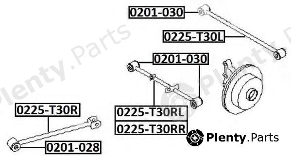  ASVA part 0225T30L Track Control Arm