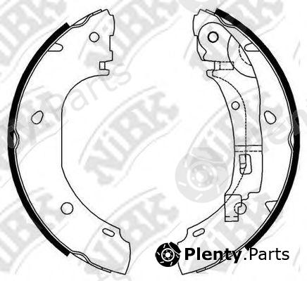  NiBK part FN0585 Brake Shoe Set