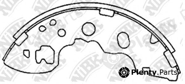  NiBK part FN3426 Brake Shoe Set