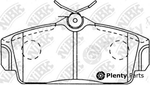 NiBK part PN2230 Brake Pad Set, disc brake