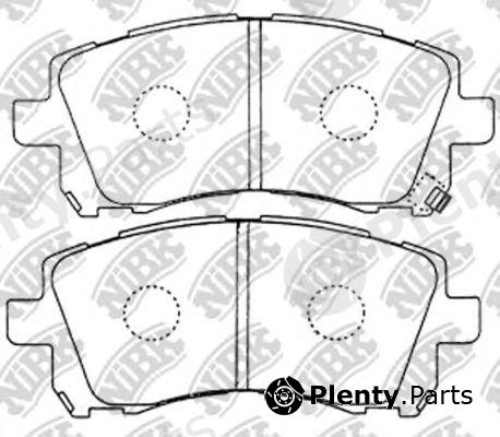  NiBK part PN7390S High Performance Brake Pad Set