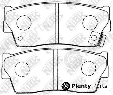  NiBK part PN9298 Brake Pad Set, disc brake