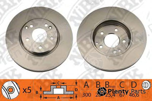  NiBK part RN1087 Brake Disc