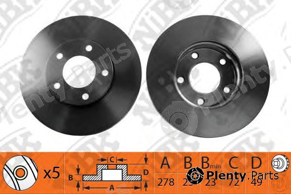  NiBK part RN1193 Brake Disc
