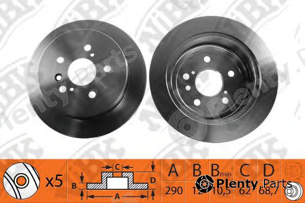  NiBK part RN1229 Brake Disc