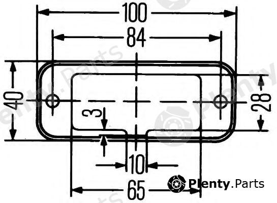  HELLA part 2SA961167-011 (2SA961167011) Taillight