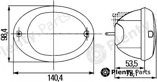  HELLA part 2SD343130-011 (2SD343130011) Combination Rearlight