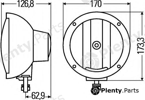  HELLA part 1F3009094-142 (1F3009094142) Spotlight