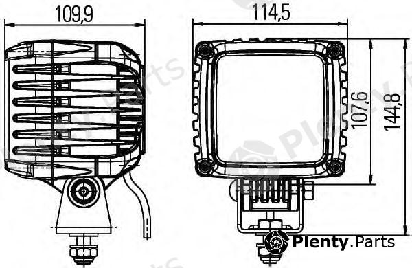  HELLA part 1GA996192-001 (1GA996192001) Worklight