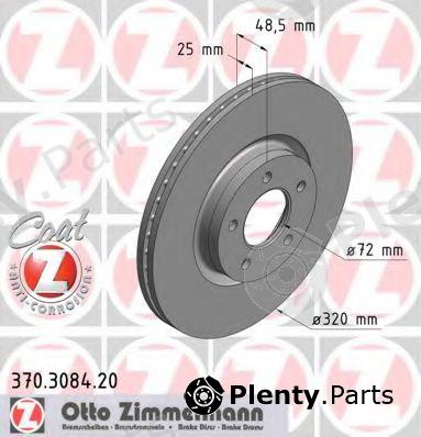  ZIMMERMANN part 370.3084.20 (370308420) Brake Disc