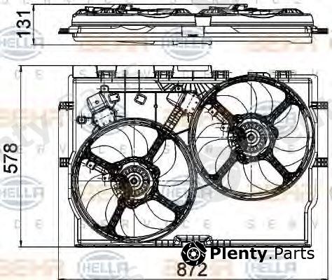 BEHR part 8EW351041-441 (8EW351041441) Fan, radiator