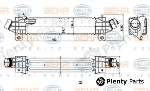  BEHR part 8ML376899-091 (8ML376899091) Intercooler, charger