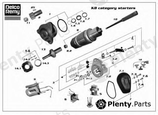  DELCO REMY part 19024180 Starter
