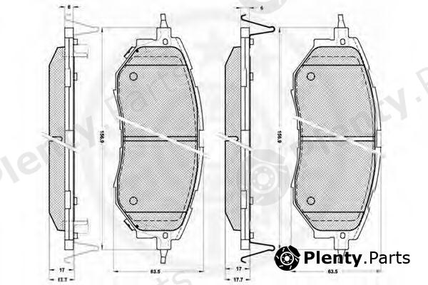  OPTIMAL part 12256 Brake Pad Set, disc brake