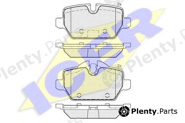  ICER part 182008 Brake Pad Set, disc brake