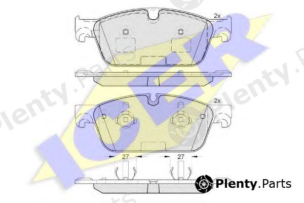  ICER part 182105 Brake Pad Set, disc brake