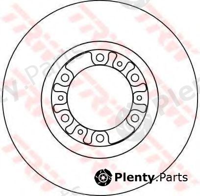  TRW part DF4118 Brake Disc