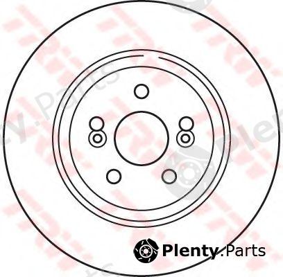  TRW part DF6117S Brake Disc