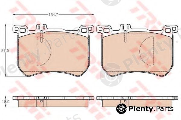  TRW part GDB2013 Brake Pad Set, disc brake